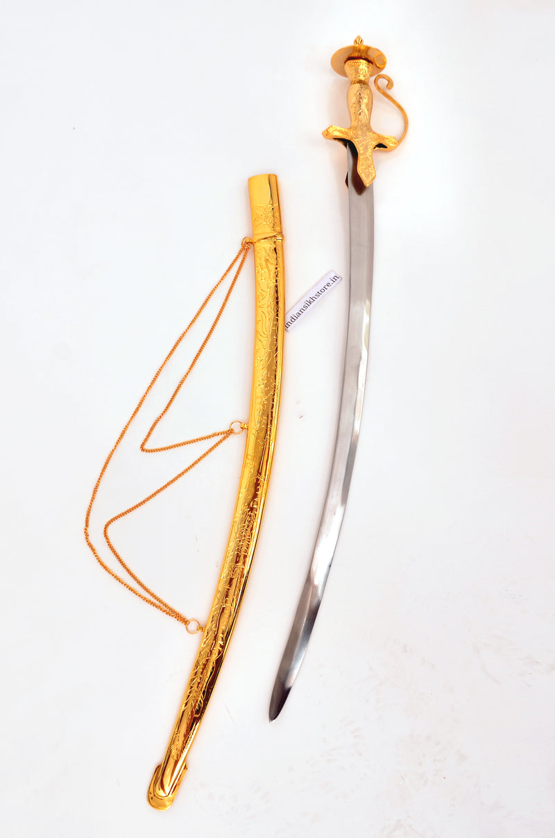 Gold plated Sword(Talwar)