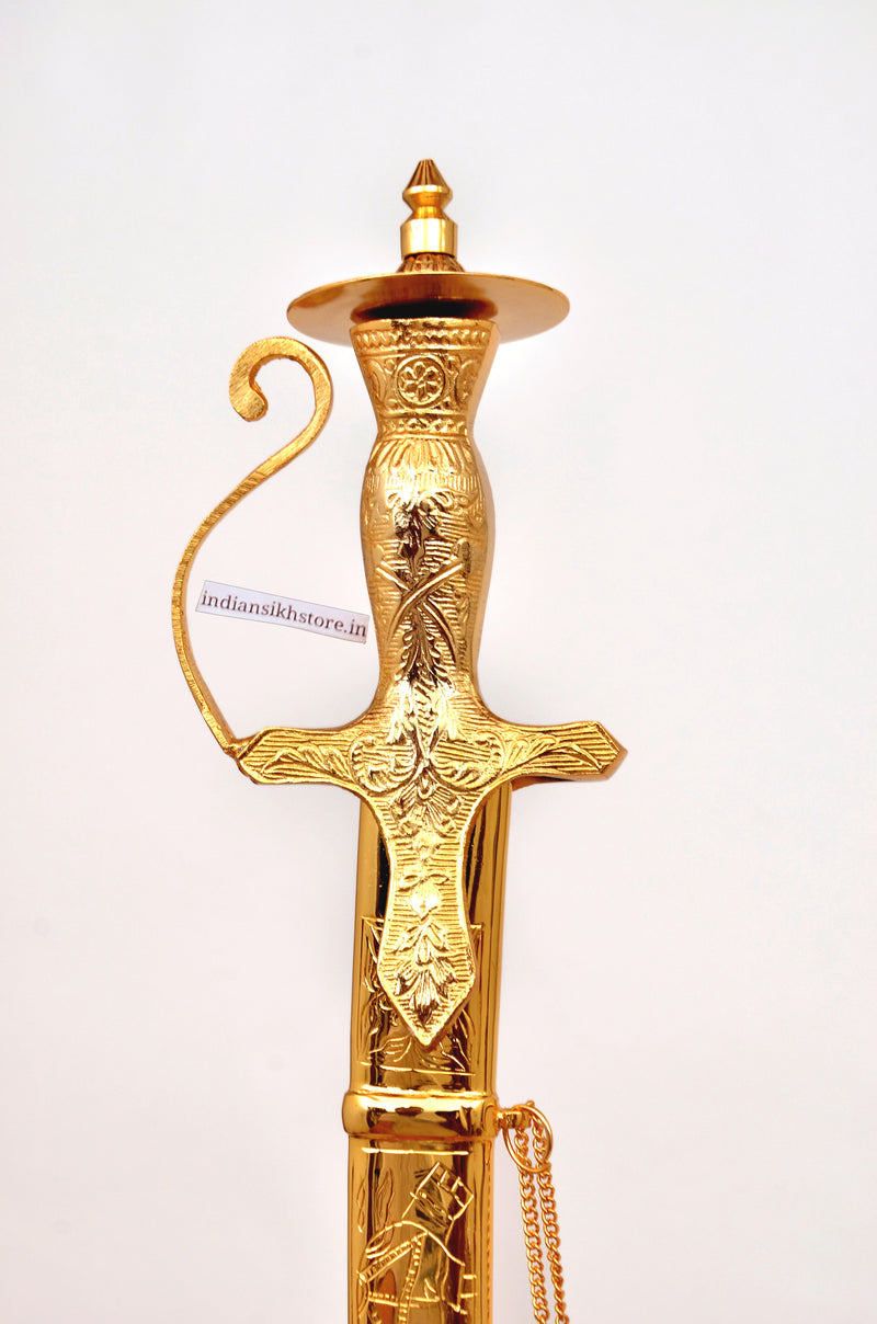 Gold plated Sword (Talwar)